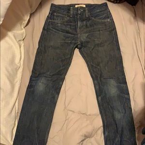 Levi’s made and crafted Tack Slim jeans.